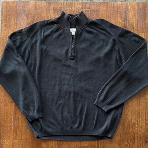 Tommy Bahama men’s silk cotton blend classic  quarter zip sweater size XL​